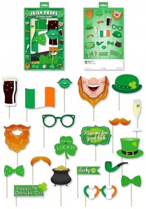 Irish Saint Patrick's Day 20 Photo Boot Selfie Props Pack